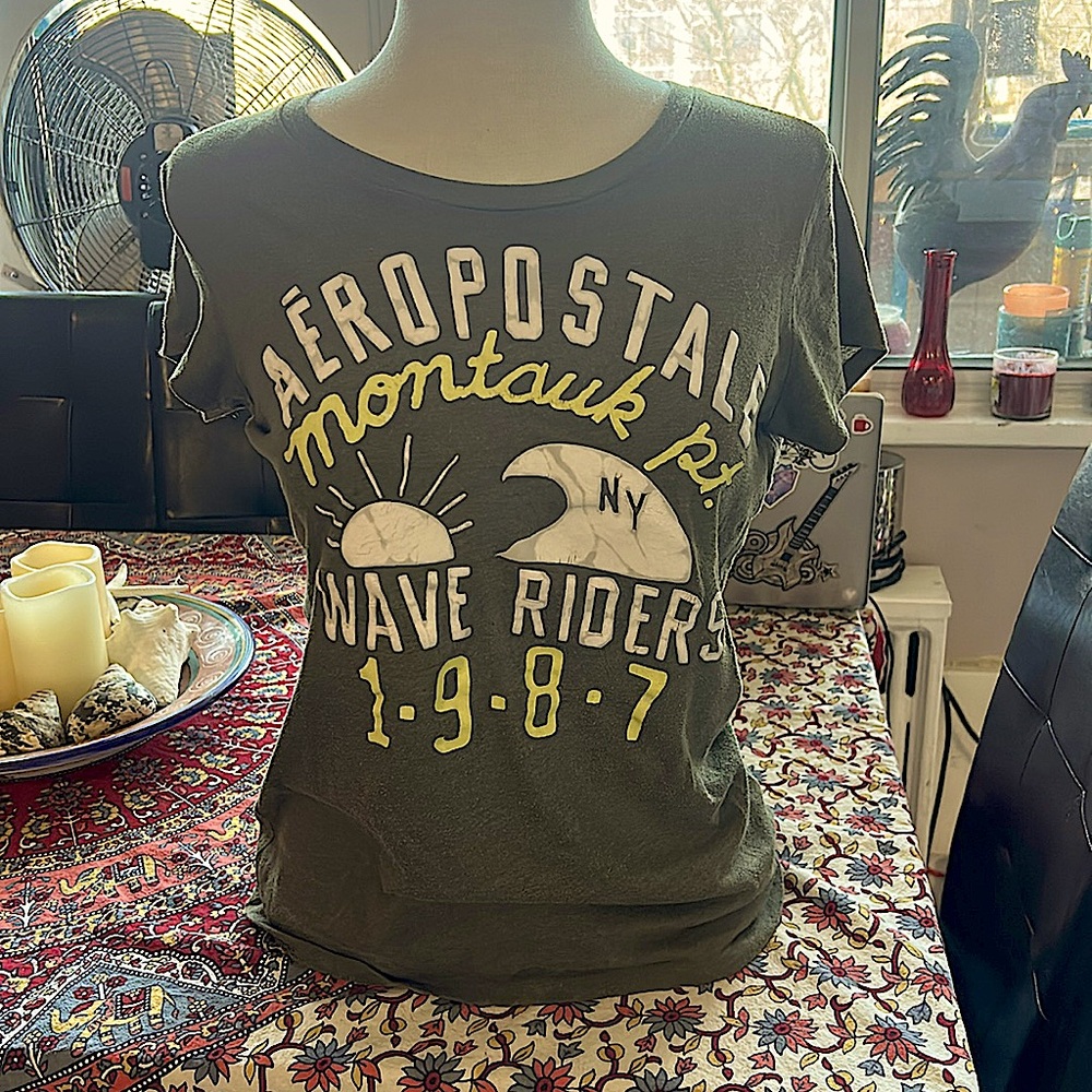 3 fir $20 Aeropostale khaki green tee in XL